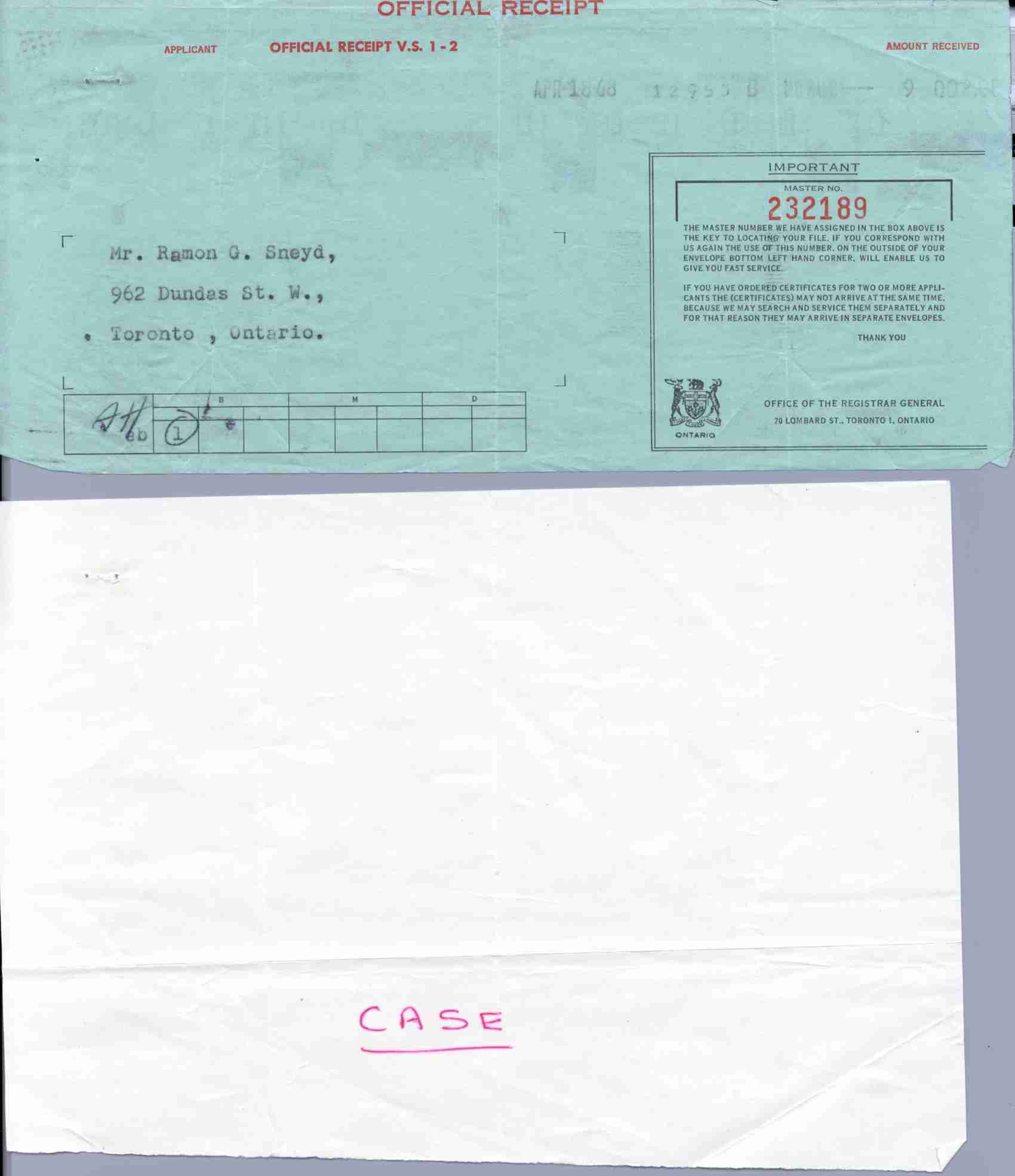 ramon g sneyd receipt toronto, canada.jpg